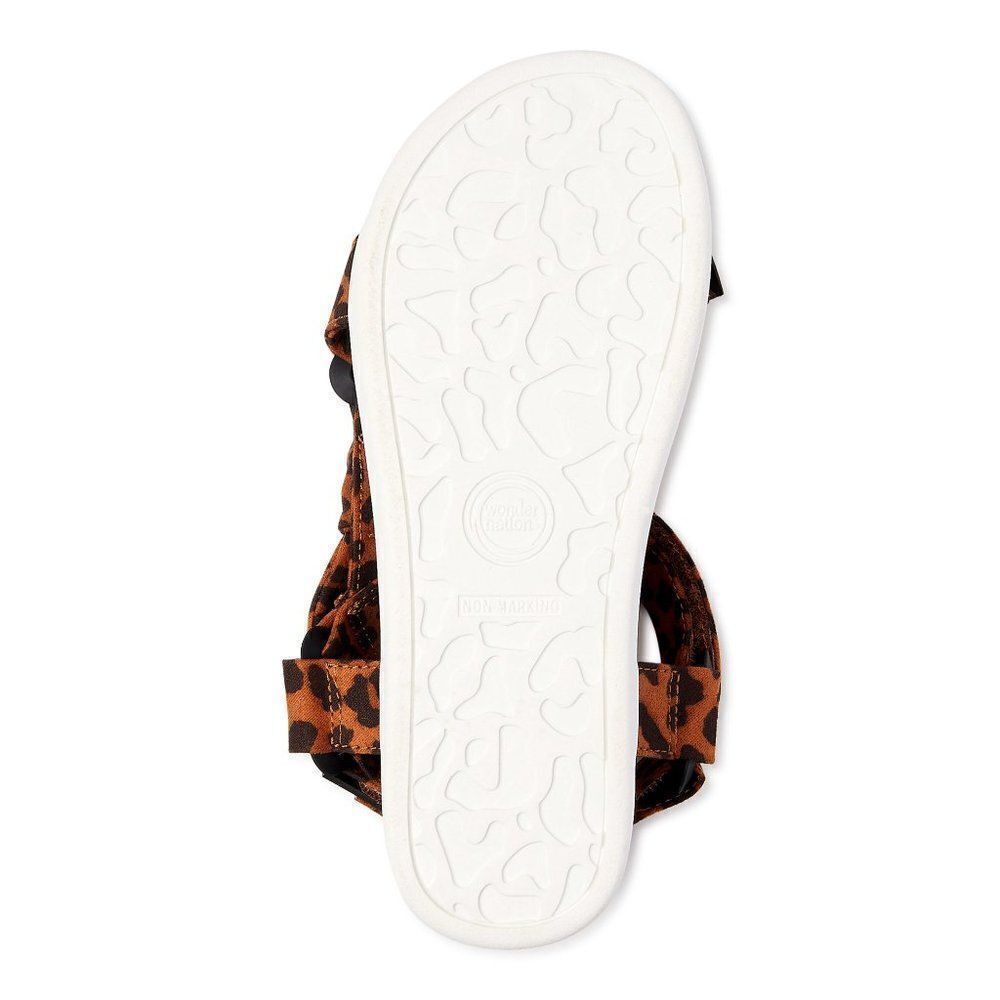 Leopard Flatform Sandals - Picture 9 of 9